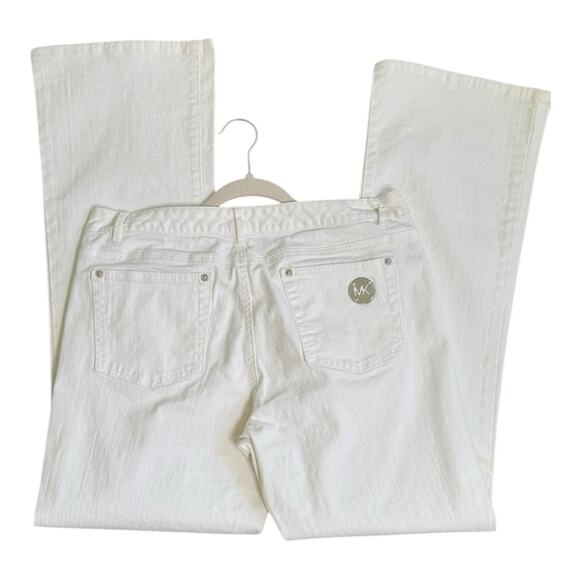 Michael Kors Straight Leg White Denim Jean Pants Womens Size 10 - Picture 6 of 15